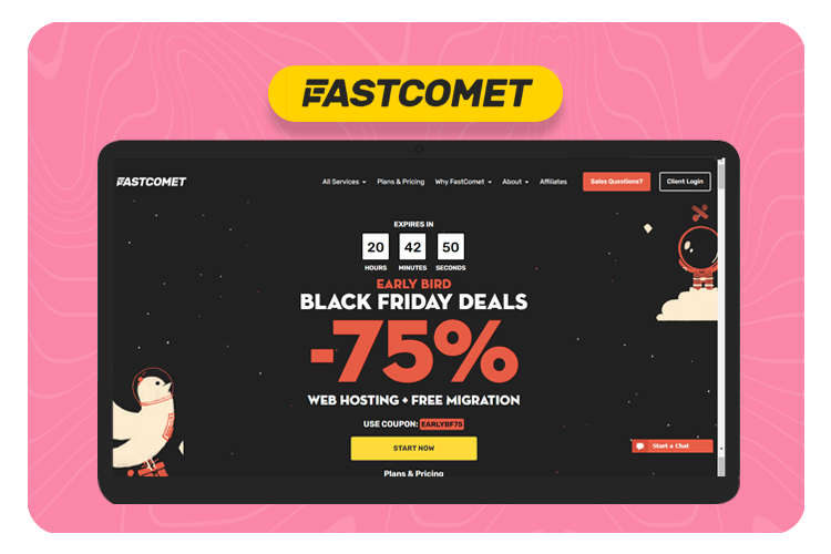 FastComet Monthly Deal | Special Deal Up To 95% Off